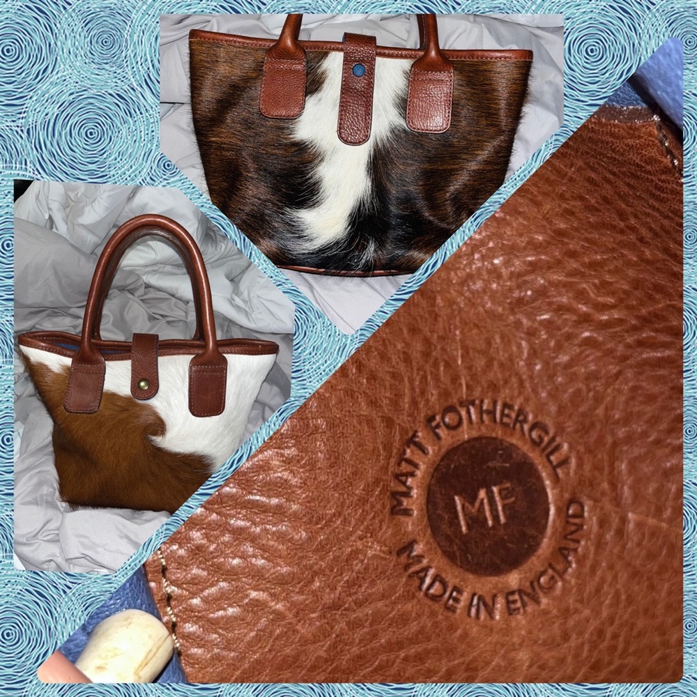 MF Matt Fothergill Cow Hair Sheet Tote - Genuine Leather
